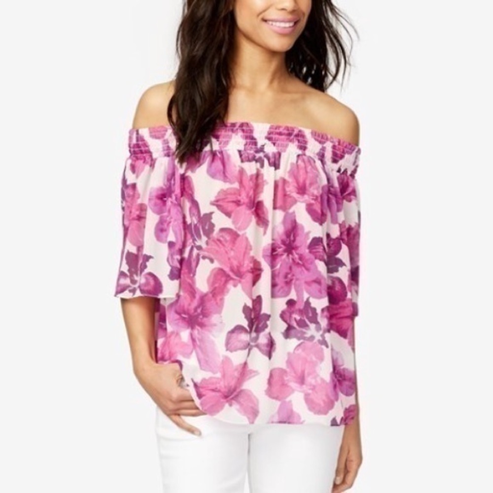 New Womenâs RACHEL ROY OFF-THE-SHOULDER TOP